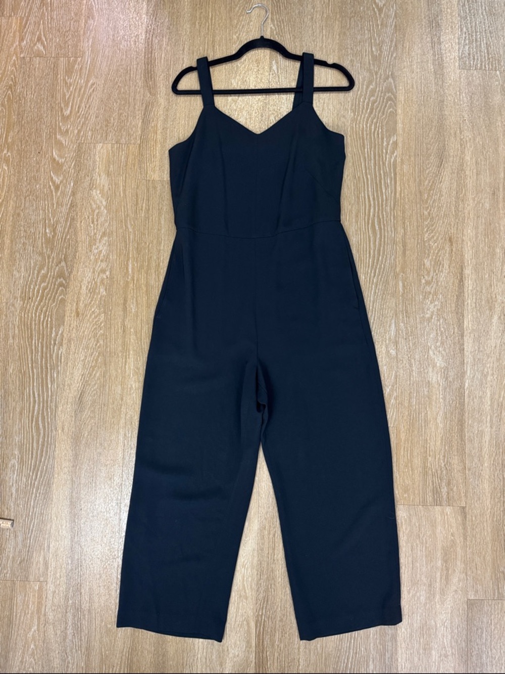EVERLANE The Japanese GoWeave Slip Navy Blue Jumpsuit size 4 - Picture 4 of 8